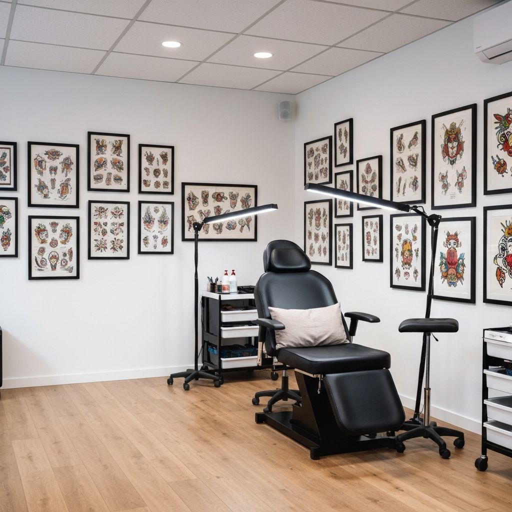 Innenansicht der Tätowierstube Ahoi Ink in Bochum